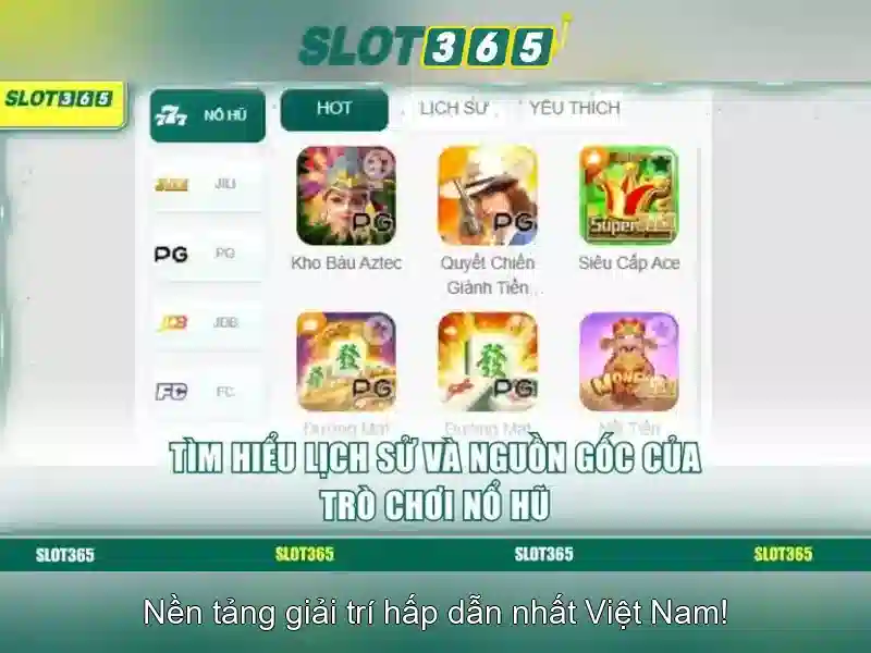 Slot365: Trải nghiệm Slots online đỉnh cao